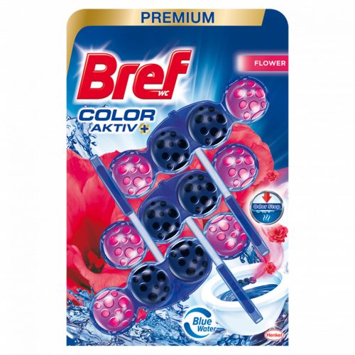 Bref Color Aktiv Flower WC frissítő 3 x 50 g