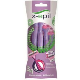 X-Epil eldobható női borotva 3 pengés 3+1db