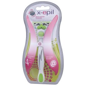 X-Epil eldobható női borotva készülék 4 pengés