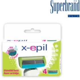 X-Epil női borotva betét 4 pengés 4db