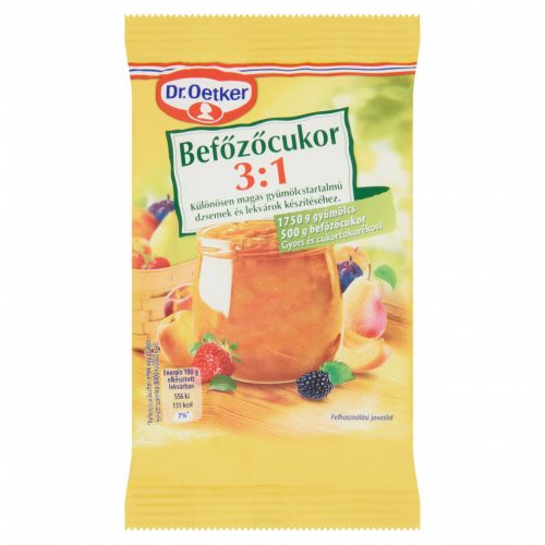 Dr. Oetker befőzőcukor 3:1 500 g