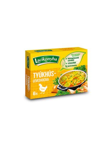 Lacikonyha Tyúkhúsleves-kocka 60g