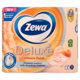   Zewa Deluxe Cashmere Peach 3 rétegű toalettpapír 4 tekercs