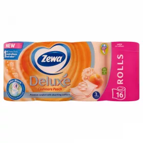   Zewa Deluxe Cashmere Peach toalettpapír 3 rétegű 16 tekercs