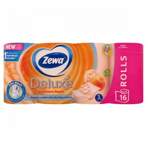 Zewa Deluxe Cashmere Peach toalettpapír 3 rétegű 16 tekercs