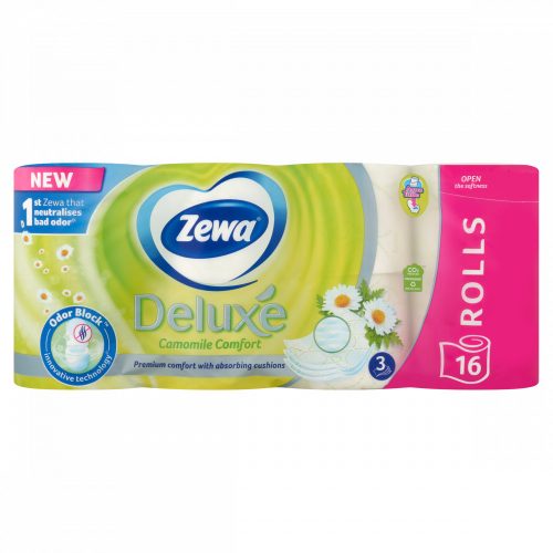 Zewa Deluxe Camomile Comfort toalettpapír 3 rétegű 16 tekercs