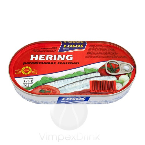 LOSOS hering paradicsomos 170g/16/