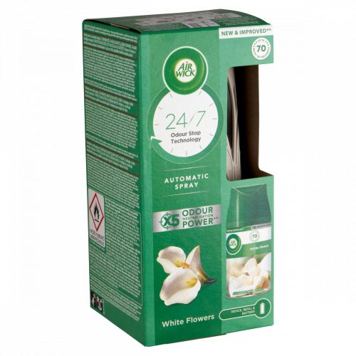 Air Wick Freshmatic Fehér virágok automata légfrissítő készülék és spray utántöltő 250 ml