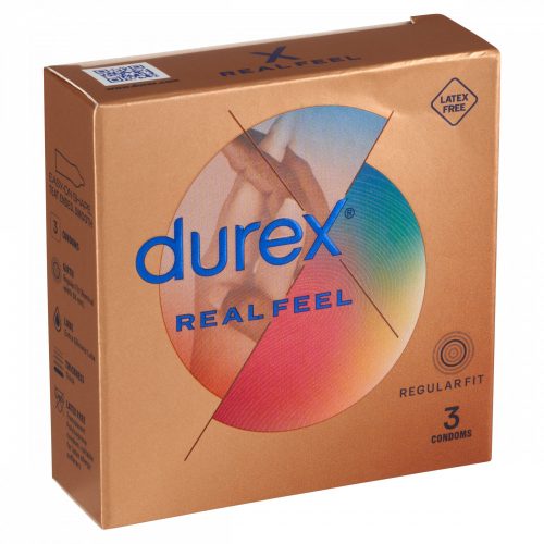 Durex Real Feel óvszer 3 db