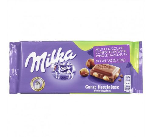 Milka Egészmogyorós táblás 100g