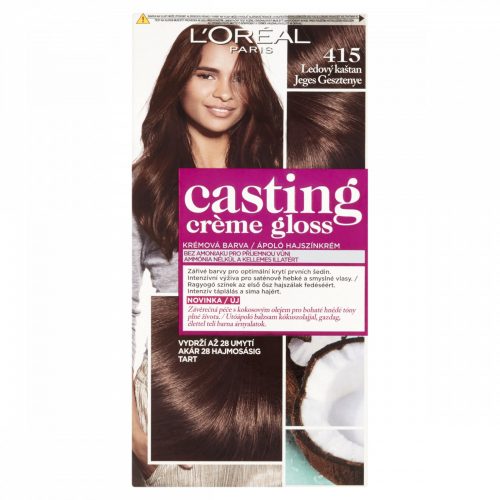 ĽOréal Paris Casting Créme Gloss hajszínező 415 Jeges Gesztenye 48 +72 +60 ml