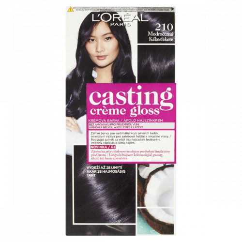 ĽOréal Paris Casting Créme Gloss hajszínező 210 Kékesfekete 48 +72 +60 ml