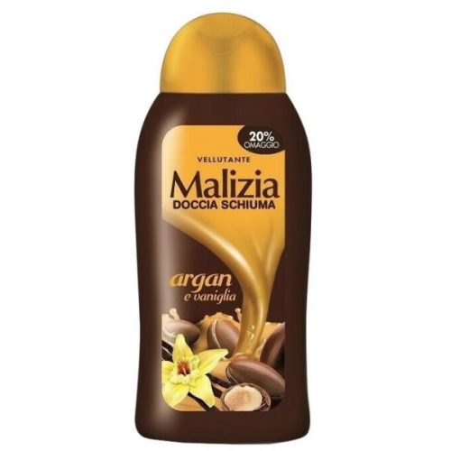 Malizia tusfürdő 300ml Argánolaj+vanilia