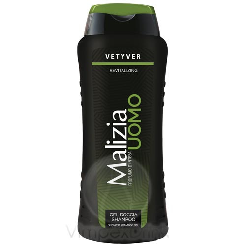 Malizia Uomo tusfürdő és sampon Vetyver 250ml