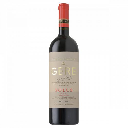 Gere Solus Merlot száraz vörösbor 14,5% 0,75 l