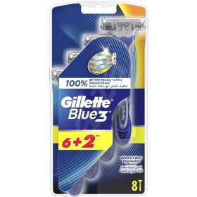 Gillette Blue3 Eldobható borotva 6+2db