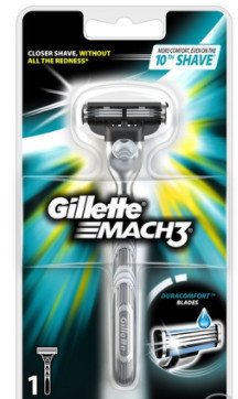 Gillette Mach 3 borotva +1 betét