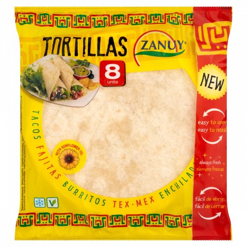 Zanuy búza tortilla 8 db 320 g