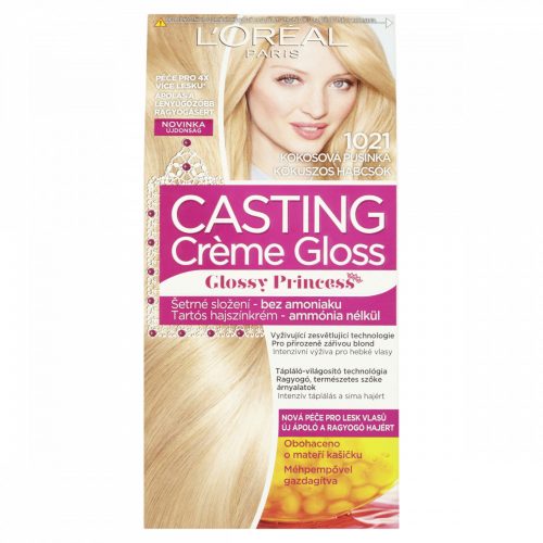 ĽOréal Paris Casting Creme Gloss hajszínező 1021 Kókuszos Habcsók 48 +72 +60 ml