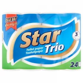 Star Toalettpapír Trio 3 rétegű 24 teker