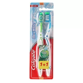 Colgate fogkefe Max White lágy 1+1 db