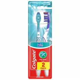 Colgate fogkefe Max White közepes 1+1db