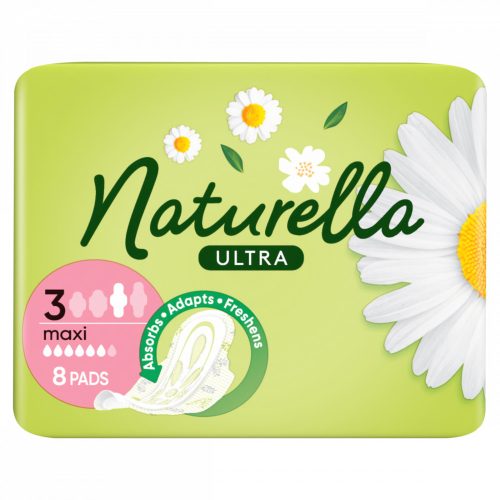 Naturella Ultra Maxi Méret 3 Szárnyas Betét 8 db