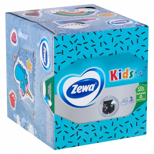 Zewa Deluxe Papírzs doboz. 3rét Kids 60db