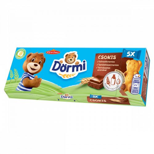 Dörmi csokoládés krémmel töltött puha piskóta 5 x 30 g (150 g)