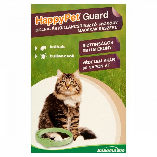 HappyPet Guard bolha- és kullancsriasztó nyakörv macskák részére