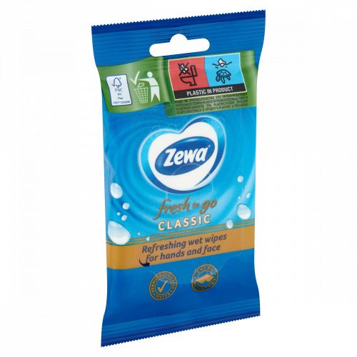 Zewa Classic Nedves kéz.és arctörlő kendő 10db
