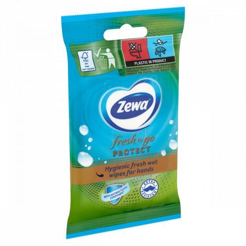 Zewa Protect Nedves kéztörlő 10db