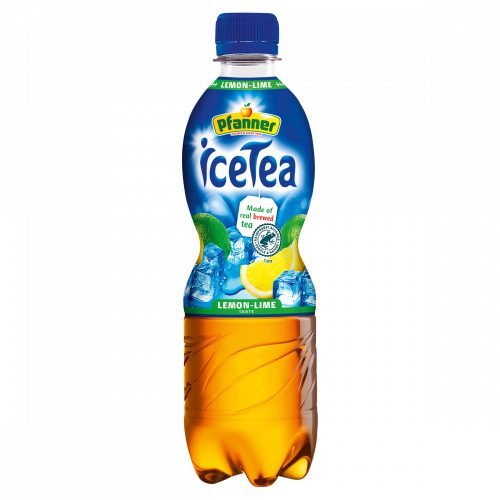 Pfanner Ice Tea fekete tea ital citrom-lime ízesítéssel 0,5 l