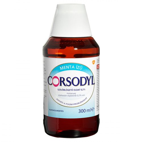 Corsodyl alkoholmentes szájöblögető oldat 300 ml