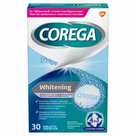   Corega fehérítő hatású műfogsortisztító tabletta 30db