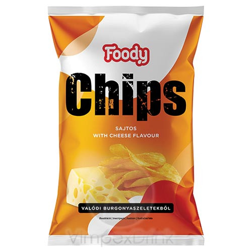 FOODY Sajtos ízű chips 40g /24/