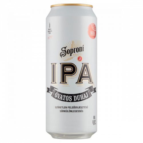 Soproni Óvatos Duhaj IPA szűretlen felsőerjesztésű sörkülönlegesség 4,8% 0,5 l doboz