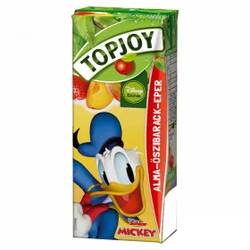   Topjoy szénsavmentes alma-őszibarack-eper ital hozzáadott vitaminokkal 200 ml 