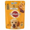 Pedigree Junior teljes értékű nedves eledel kölyökkutyák számára csirkével aszpikban 100 g