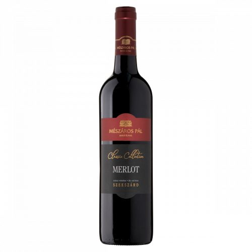 Mészáros Pál Classic Collection Szekszárdi Merlot száraz vörösbor 14% 0,75 l