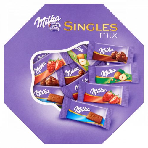 Milka Singles Mix alpesi tejcsokoládé válogatás 138 g