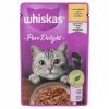 Whiskas Pure Delight teljes értékű nedves eledel felnőtt macskáknak csirkével aszpikban 85 g