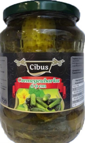 Cibus csemegeuborka 6-9cm 720ml