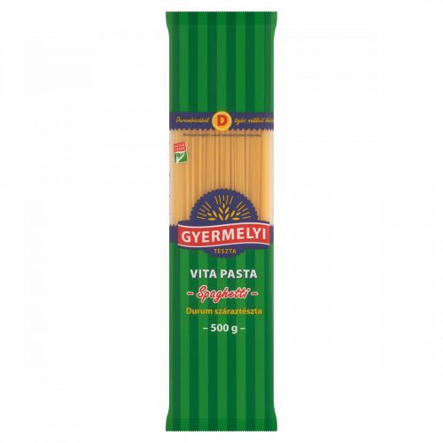 Gyermelyi Vita Pasta Spaghetti durum száraztészta 500 g