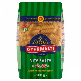 Gyermelyi Vita Pasta Fusilli durum száraztészta 500 g