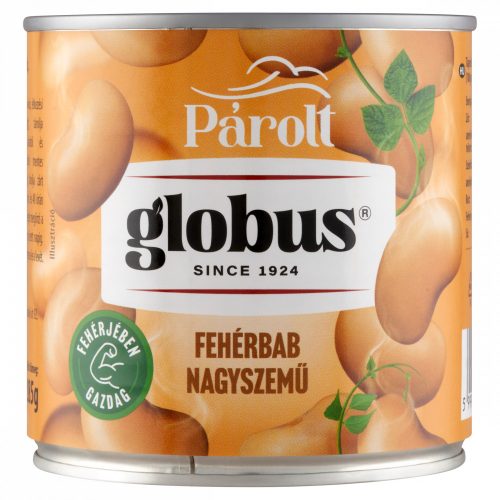 Globus Párolt nagyszemű fehér bab 326 g