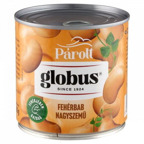 GLOBUS KONZERV Fehérbab óriás fémd. 326g/285g TZ.