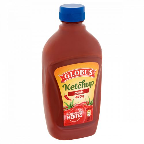 GLOBUS KETCHUP CSÍPŐS FLAK.470G