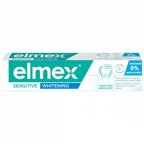 elmex Sensitive Whitening fogkrém érzékeny fogakra 75 ml