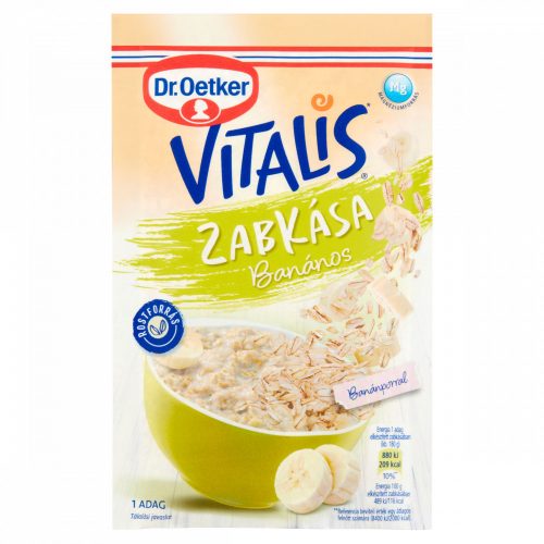 Dr. Oetker Vitalis banános zabkása 55 g